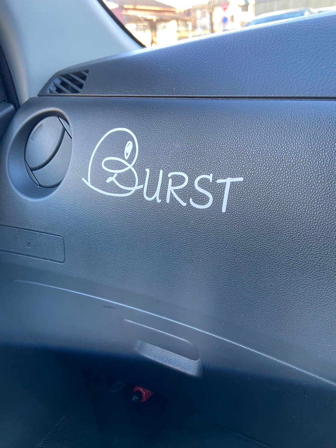 切文字ステッカー